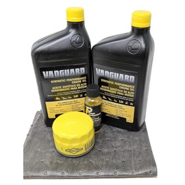Briggs & Stratton 15W-50 (2 Quarts) Full Synthetic Vanguard 810cc Engine Oil Change Kit with Fuel Treatment