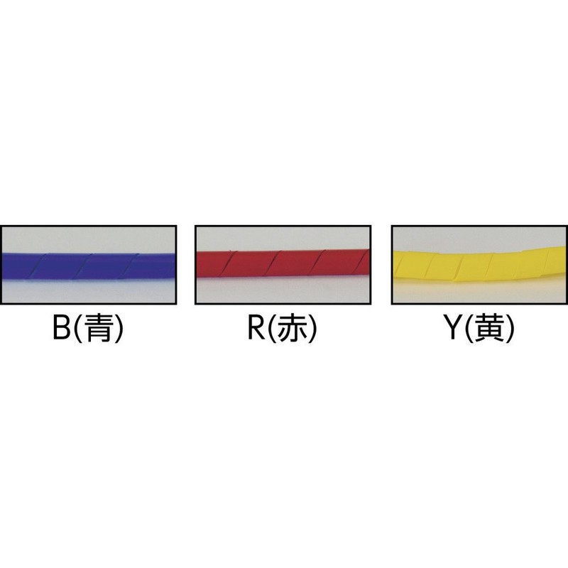 TRUSCO(トラスコ) スパイラルチューブ10m結束径3.2~25.0φmm白 TSP-4(W)