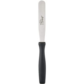 Ateco 4" Spatula with Black Plastic Handle