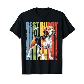 Best Buddy Beagle Dog Pup Canine Pet Lover T-Shirt