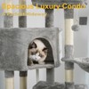NEGTTE Sturdy Indoor Multi-Level Large Cat Tree, 67in Cat Tower