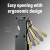 Iron Edge Key Organiser - Portable Keychain, Minimalist Heavy Duty