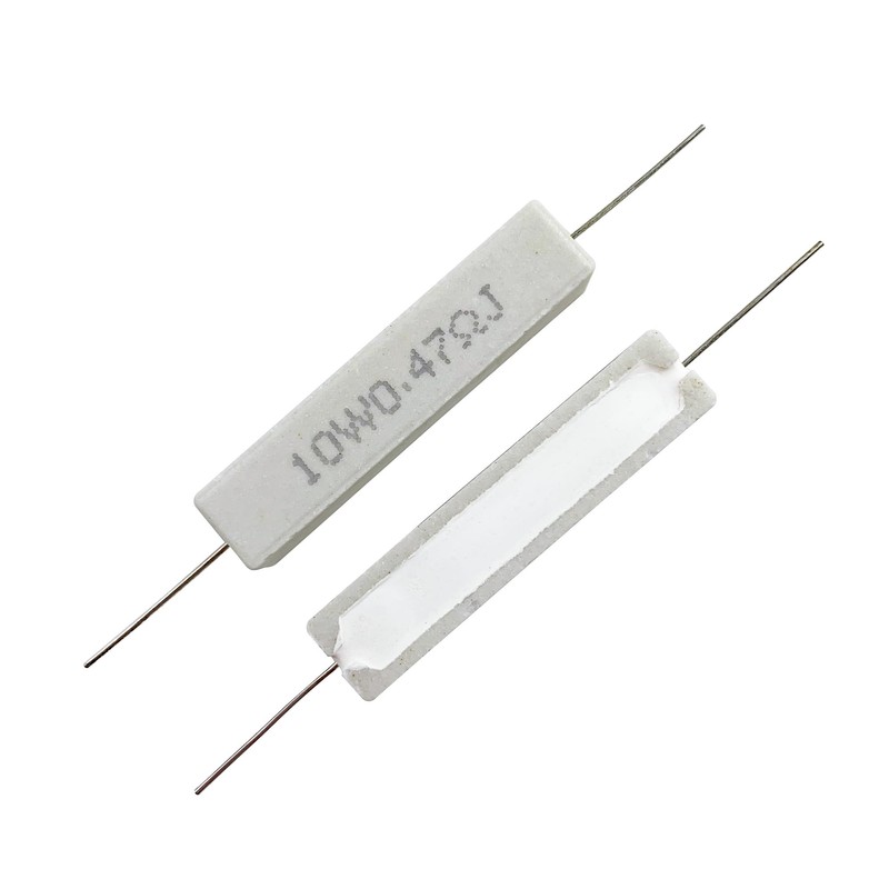 MOKMMKIT 25 Values 50 Pieces Ceramic Cement Resistor KIT 10W