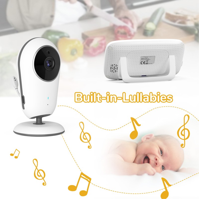 4 Inch Baby Monitoring Camera Wireless 2.4G 2 Way Talk