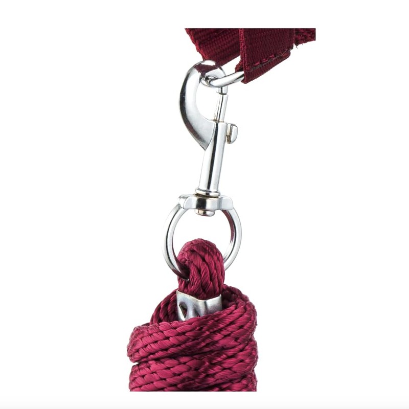 JA Horse Halter Lead Rope Set with Carabiner Hook Adjustable
