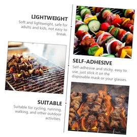 Totority 1set Stainless Steel Barbecue Probe Clips Adjustable Thermometer Holder for Grilling Compatible with Smokers Ovens and Instant Read Thermometers 3pcs