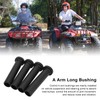 4pcs Front A Arm Long Bushing with Spacer Black Replacement