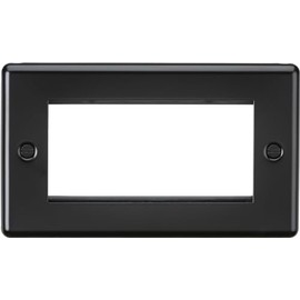 Knightsbridge 4G Modular Faceplate - Matt Black