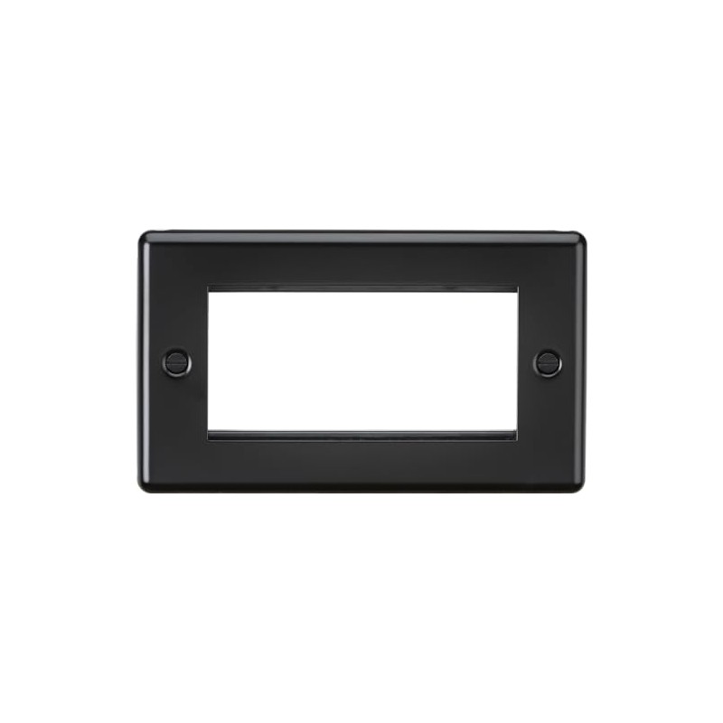 Knightsbridge 4G Modular Faceplate - Matt Black