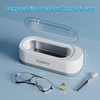 KUNPHY Ultrasonic Jewelry Cleaner, Jewelry Cleaner Machine 12oz 46KHz, Professional