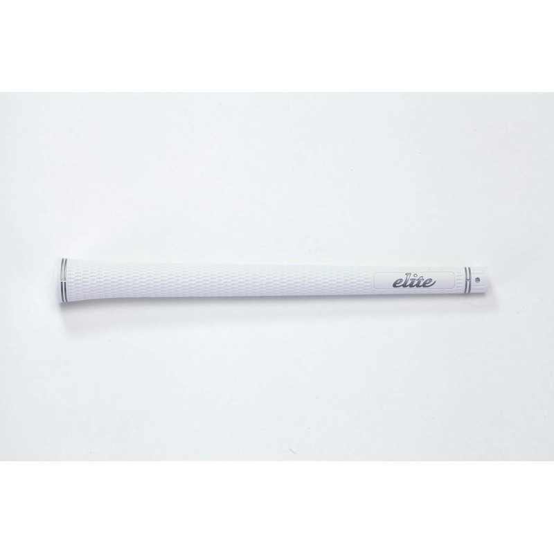 elitegrips SX38 Golf Grips, Set of 7, Silver White, Backline