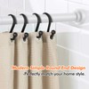 Shower Curtain Rod 31-80 in Adjustable Curtain Rod No Drilling
