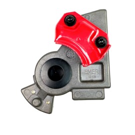 Phillips 12-13823 Red Emergency Trailer Gladhand Angle MNT 36°, 3/8 NPT-USA Made