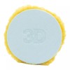 3D ACA 8" Yellow X-Cut 100% Lambswool Pad K-XW8