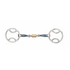 BLUE ALLOY BEVEL WITH ROLLER LINK Stainless Steel Blue Sweet
