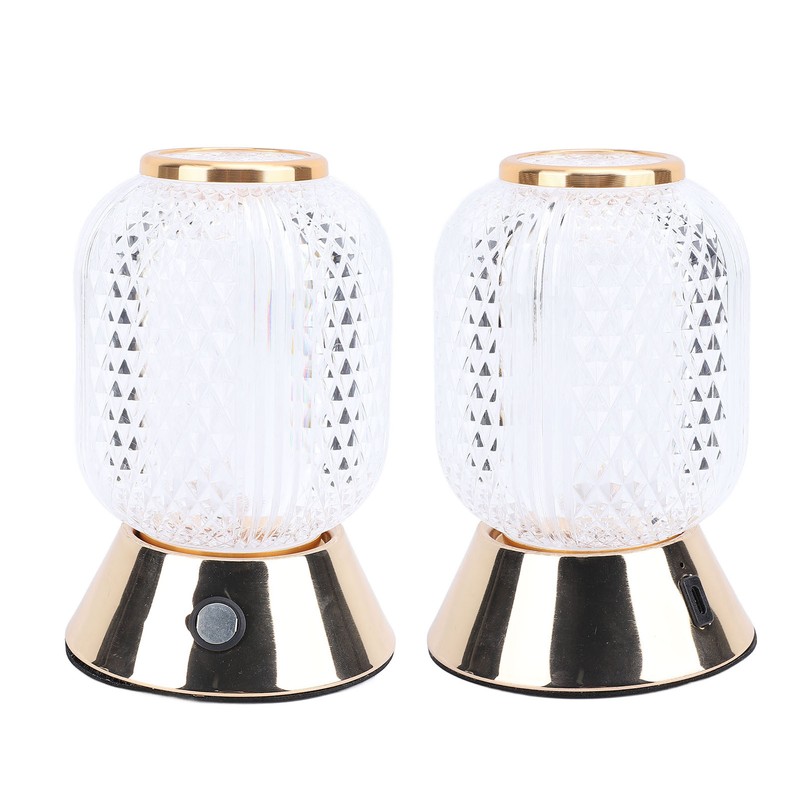 LED Cordless Table Lamp Innovative Stylish Rechargeable Crystal Desk Lamp