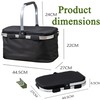 CXAFQ Foldable Shopping Basket, Shopping Bag, Handheld Insulation Bag, 42*28*39CM,