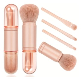 ] Juego De 2 Pinceles De Maquillaje En Miniatura Cuatro En !