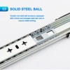 Hitess 60 Inch Heavy Duty Drawer Slides with Lock 250lb