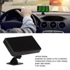 Universal Black 4.5in Car HUD Display 2 Alarm USB Power