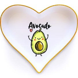 Soporte para anillos de aguacate, regalos para mujeres, adolescentes, niñas, niños, amantes del aguacate, accesorios temáticos, artículos de decoración, artículos para decoración de cosas