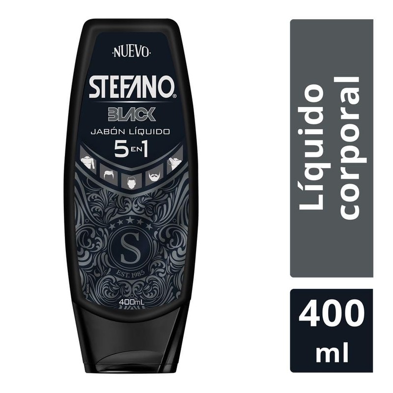 Stefano Jabón Liquido Corporal Black 400 ml