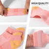 Budermmy Socks for Women 6 Pairs Ankle Athletic Socks Cushioned