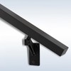 6FT Matte Black Handrails Kit for Indoor Outdoor Stairs，Modern Aluminum