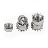 #10-32 Keps Nuts with External Tooth Washer, K-Lock Keps Nuts