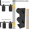 SongYung 2" Gate Roller Guide with L-Bracket, Universal Adjustable Gate
