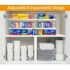 2 Pack Pantry Organization and Storage, Expandable Foil and Plastic