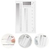 IMIKEYA Chest Card Scale Film Ruler Transparent Defect Detection Tool