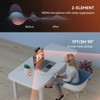 Nuroum V11 2K Webcam for PC, with Noise-Cancelling Microphone &
