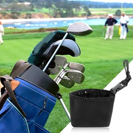 Golf Ball Scrub Bag,Pocket Wipe Cleaning Bag Leak-Proof | Golf Club Washer with Detachable Clip, Golf Accessories for Club Grooves Cleaning