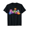Cute Monsters or Aliens Friends Cartoon Characters T-Shirt