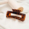 Ling & Bai 4Pcs Large Hair Claw Clips Fashion Leopard