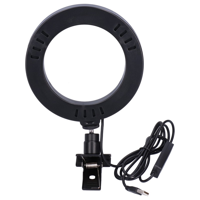 16cm LED USB Circle Light RGB Fill Light with Clamp