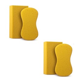 Large Sponges for Cleaning - 4 Pack - Multi-Purpose Cleaning Sponge, Large Sponges for Cleaning, Household Cleaning Sponges, Tile Grout Sponge, Sponges for Painting, Large Sponge for Washing Car