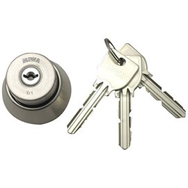 MIWA U9 Replacement Cylinder for LA/DA Silver