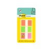 Post-it Flags, 60/On-the-Go Dispenser, 1 Dispenser/Pack, 1 in Wide, Orange,