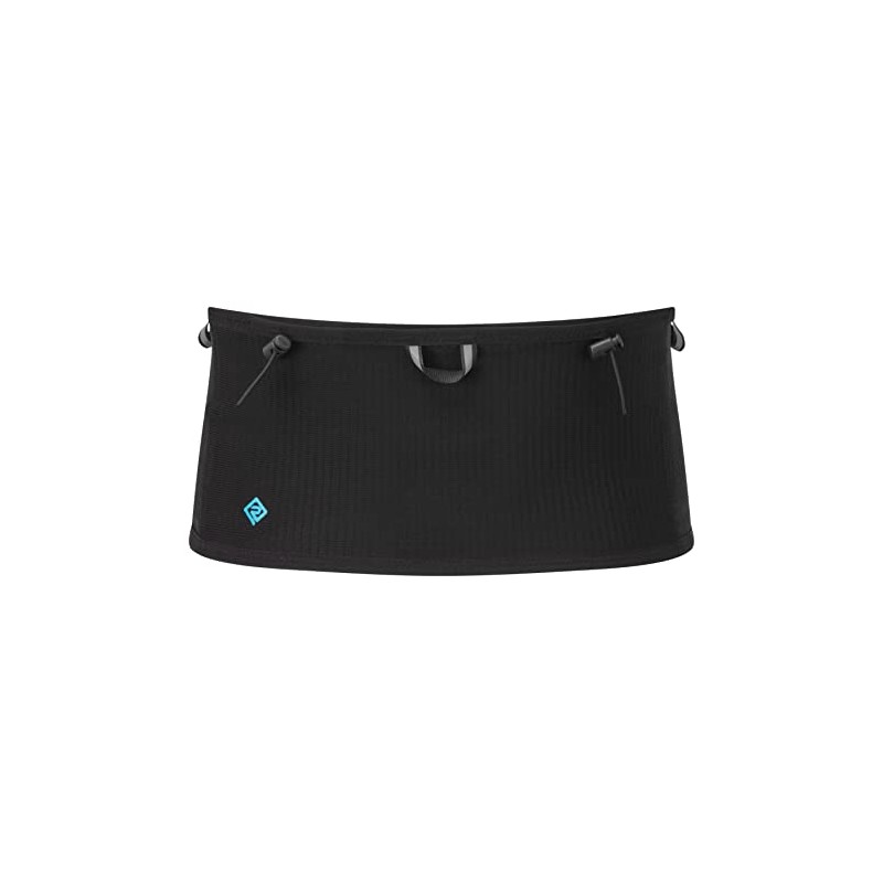 Ronhill Unisex 360 Waistband, Black/Cyan, S UK