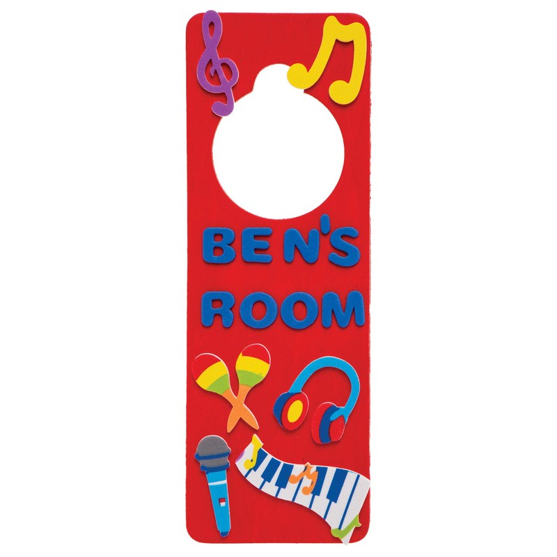 Baker Ross AW660 Music Foam Stickers (Pack of 120), Asst