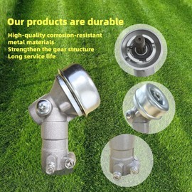 537199201 Trimmer Gear Head Gearbox Head Replacement Fits for Husqvarna 525RX 525L 525LK 525LS 525LX 535LST 525RJD 525RJX 525RXT 525RK 525RS 537199202 - Durable Trimmer Attachment