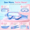 COPOZZ Kids Anti-Fog Swim Goggles – Big Frame Wide View
