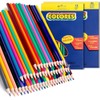 Hsthe Sea Based Coloured Pencils, Ergonomic Hexagonal Shade, Intense and
