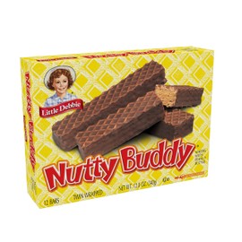 Little Debbie Nutty Bars Wafer Bar 12 Oz (8 Boxes)