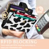 Jogjam Cow Print Rfid Women Wallet, Small Slim Thin Credit