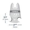 Norske Tools NOTP237 Oscillating Multi Tool Accessory Blade Universal Fit