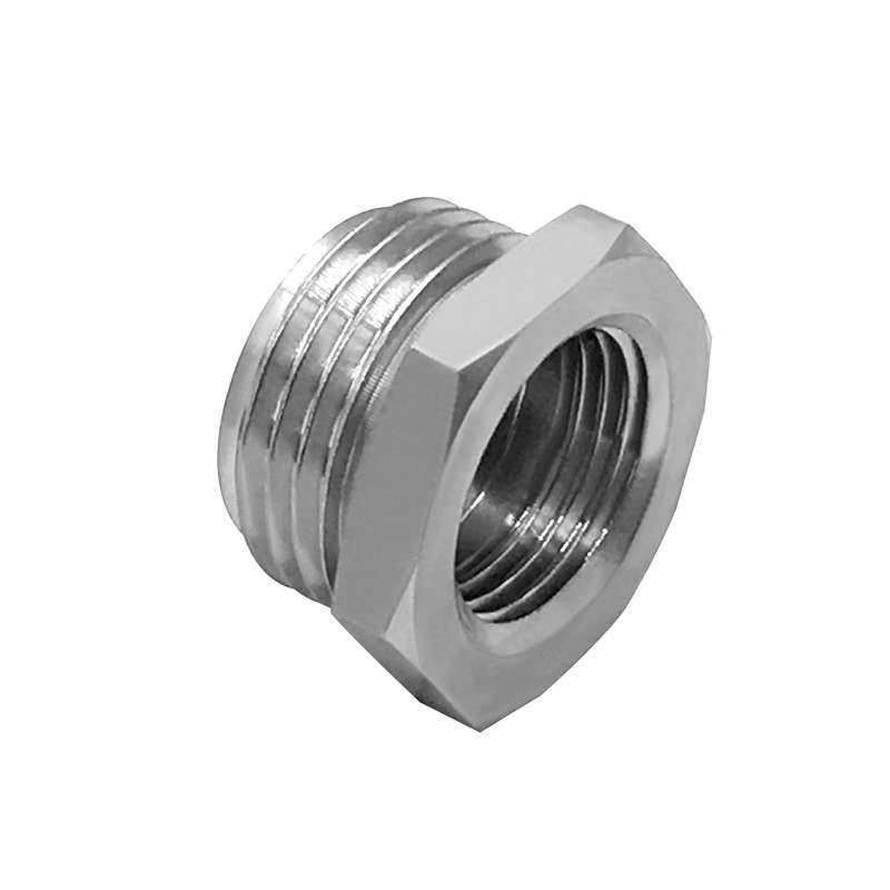 Fitvell Stainless Steel G1/2 Female to GHT 3/4 Male Adapter