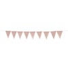 Linen Bunting Banner with 48pcs Flags Wedding Party Holiday Celebration